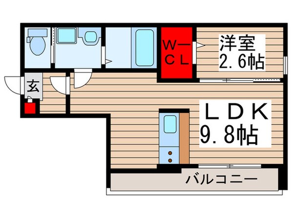 ＫＬＥＩＳ清瀬の物件間取画像